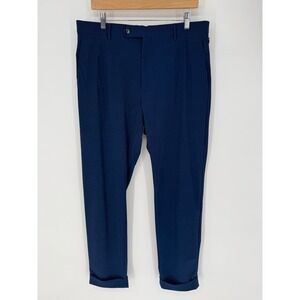 ZANELLA MEN'S NOAH ACTIVE PANTS BLUE 36X30 STRETCH PERFORMANCE